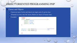 Introduction to PHP OOP | PPTX | Web Development | Internet
