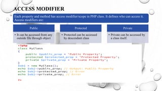 Introduction to PHP OOP | PPTX