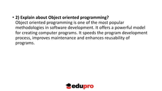 Php oops interview questions | PDF