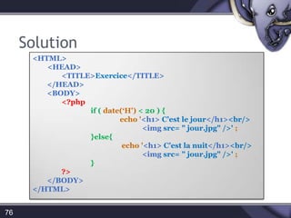 Structures itératives62