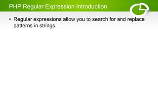Php pattern matching | PPTX