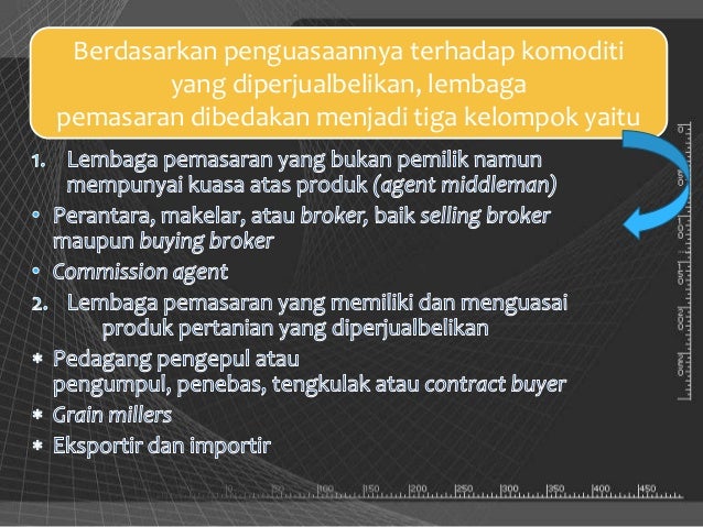 Pendekatan Dalam Pemasaran Pertanian