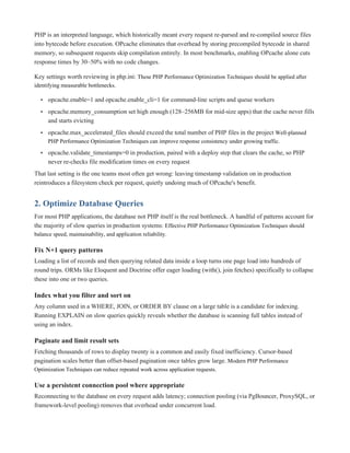 PHP Performance Optimization Techniques: A Complete Guide to Faster ...