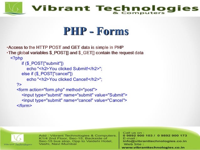 PHP - Introduction to PHP Fundamentals