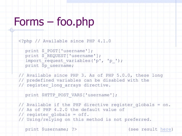 Introduction to php and POSTGRESQL. .... | PPT
