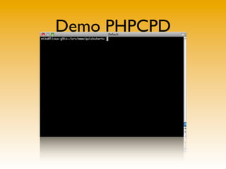Demo PHPCPD
 