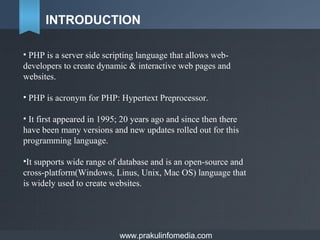 What is PHP? | PPT