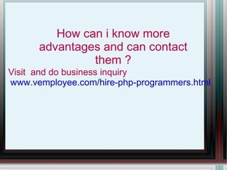 Php Programming Advantages | PPT