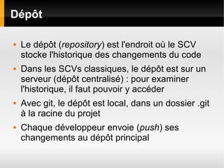 Git ou le renouveau du contrôle de version