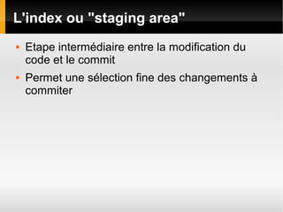 Git ou le renouveau du contrôle de version