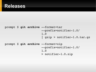 Git ou le renouveau du contrôle de version