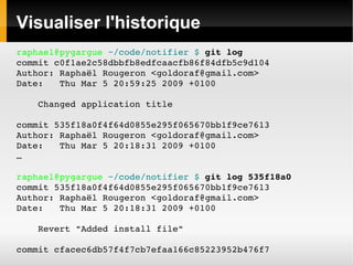 Git ou le renouveau du contrôle de version