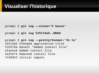 Git ou le renouveau du contrôle de version