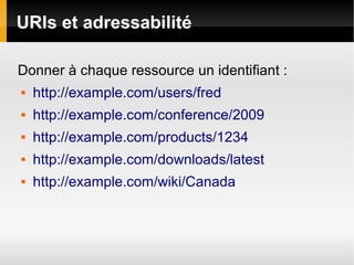 Services web RESTful
