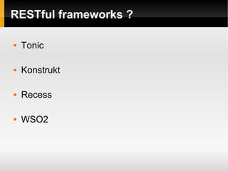 Services web RESTful