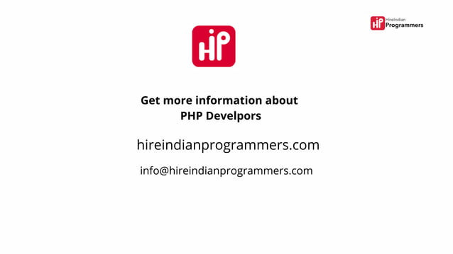 13 Responsibilities of PHP Developers | PPT