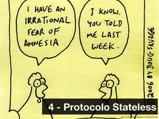 4 - Protocolo Stateless
               http://www.savagechickens.com/tag/amnesia
 