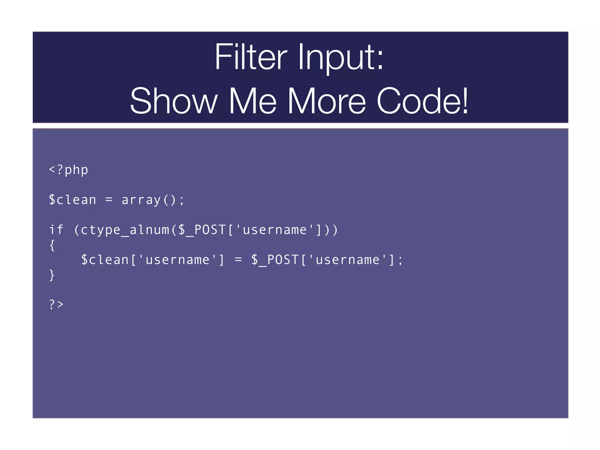 Php Security Workshop