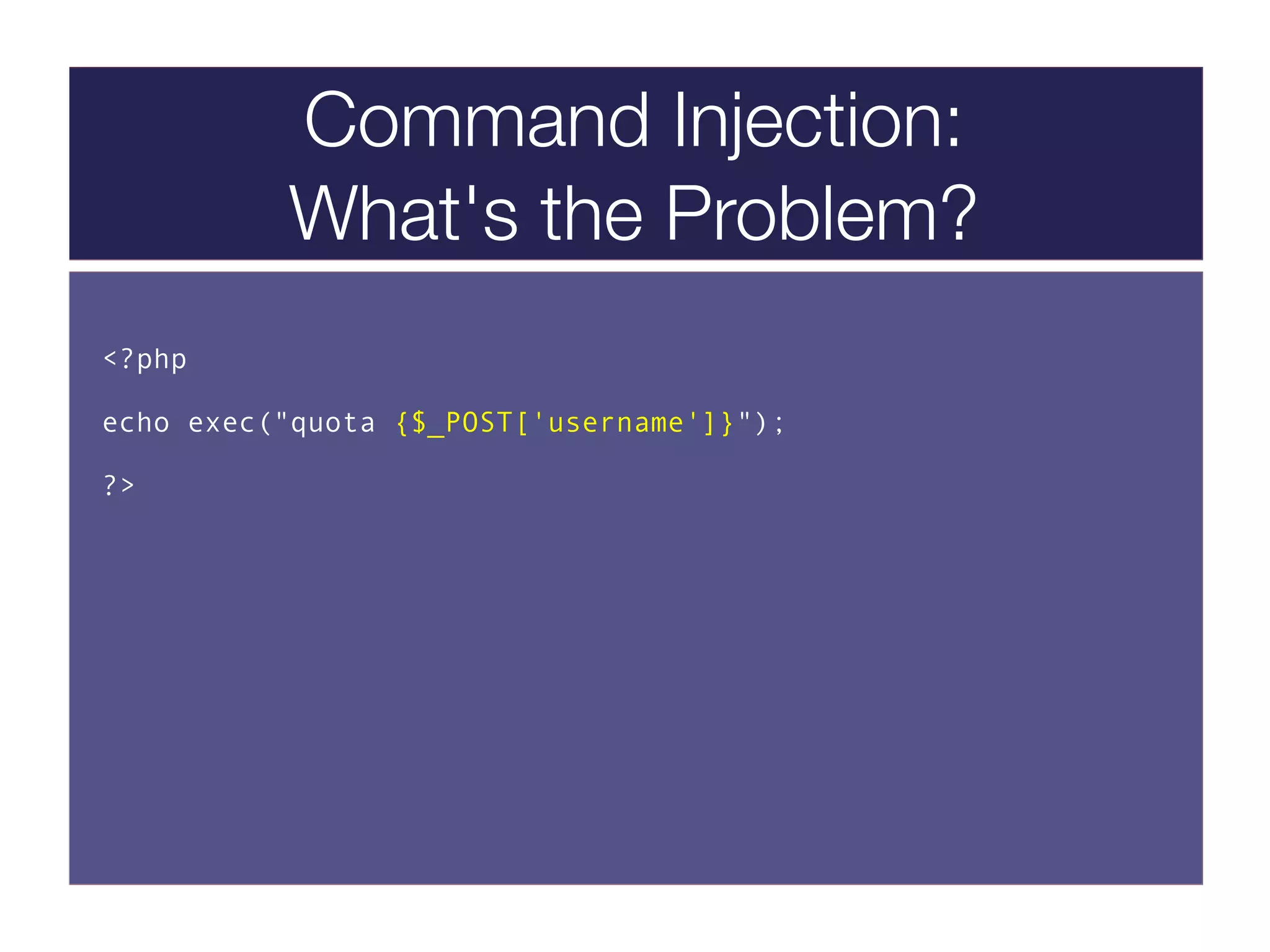 Php Security Workshop