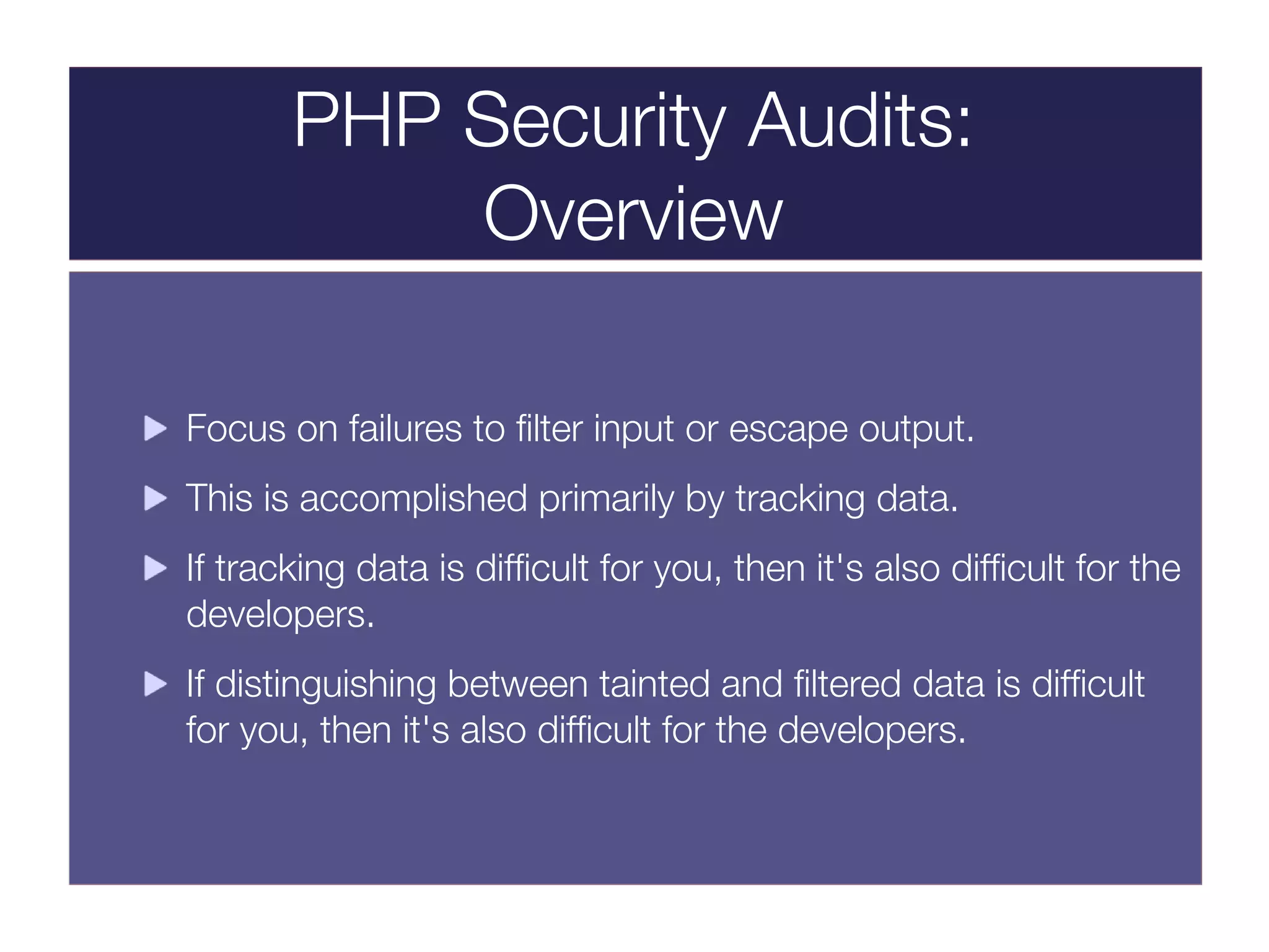 Php Security Workshop