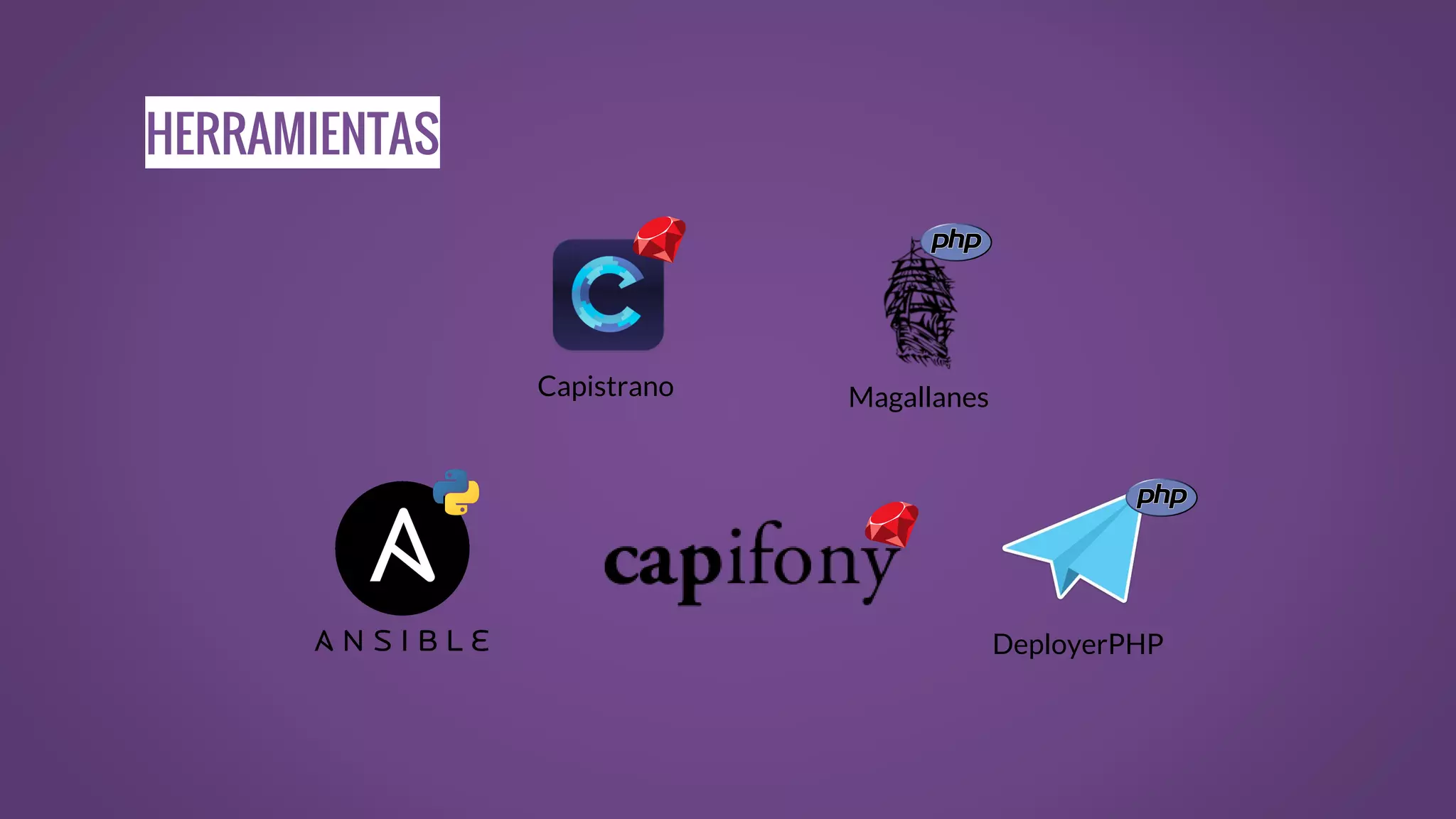 HERRAMIENTAS
Capistrano Magallanes
DeployerPHP