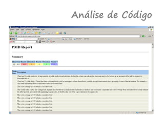 Análise de Código
 