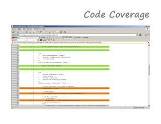 Code Coverage
 
