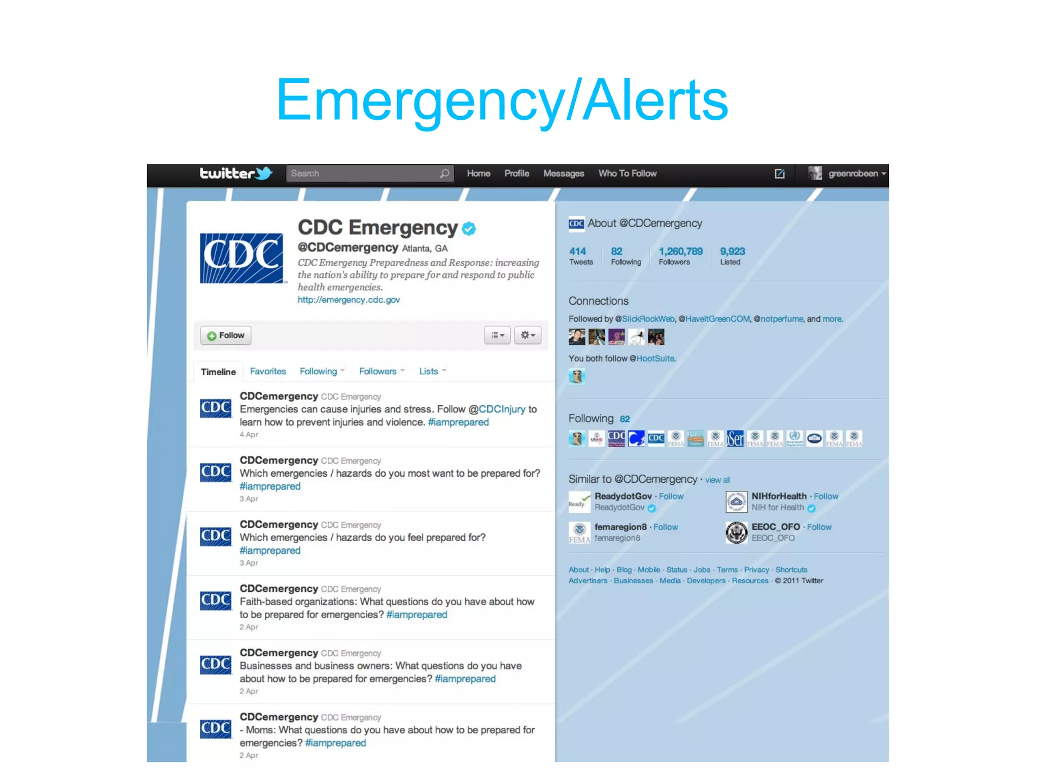 Emergency/Alerts 