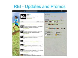 REI - Updates and Promos 