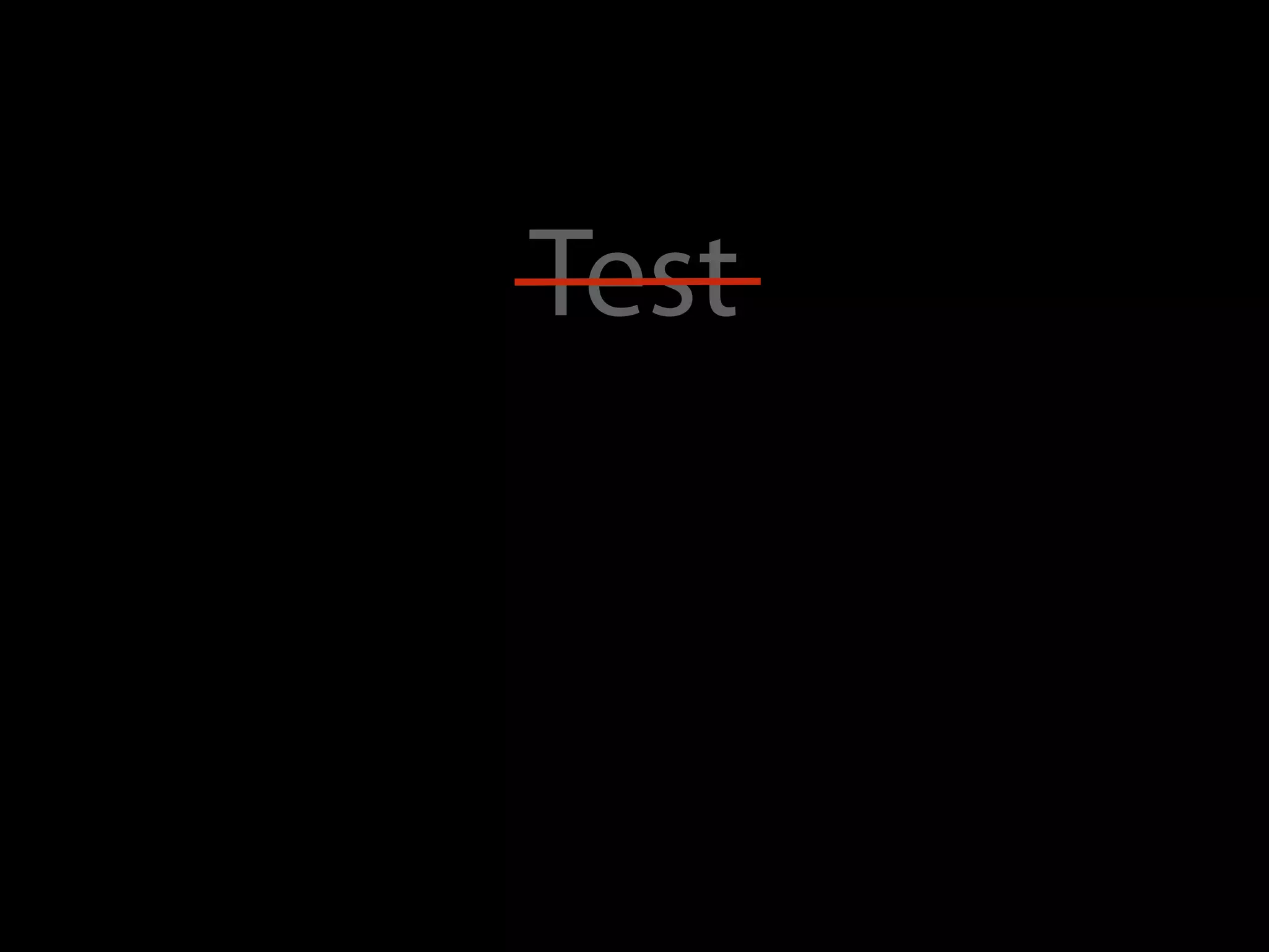 Test
 