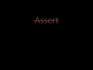 Assert
 