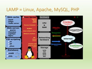 LAMP = Linux, Apache, MySQL, PHP

 
