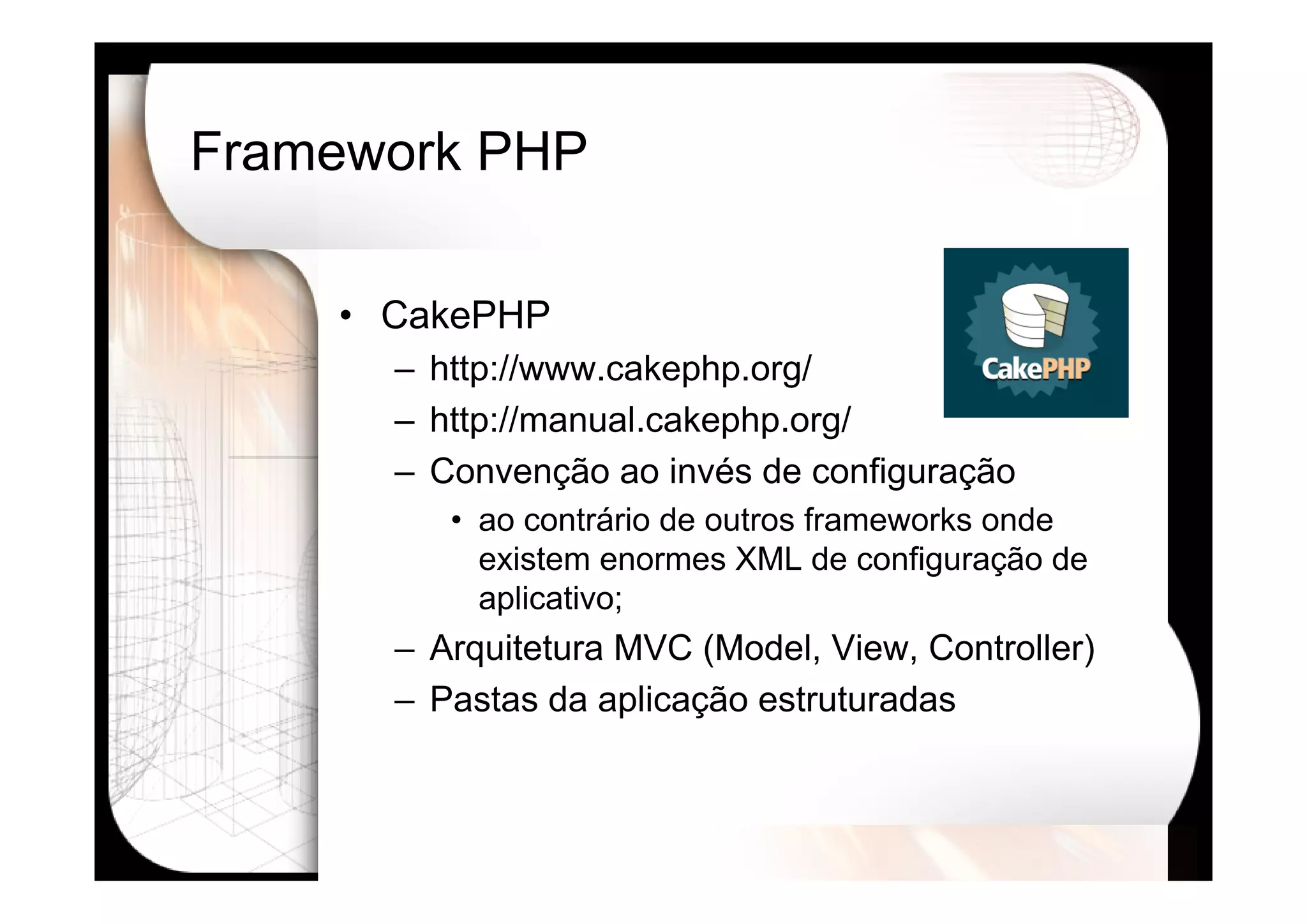 Desenvolvimento Web Avançado usando PHP