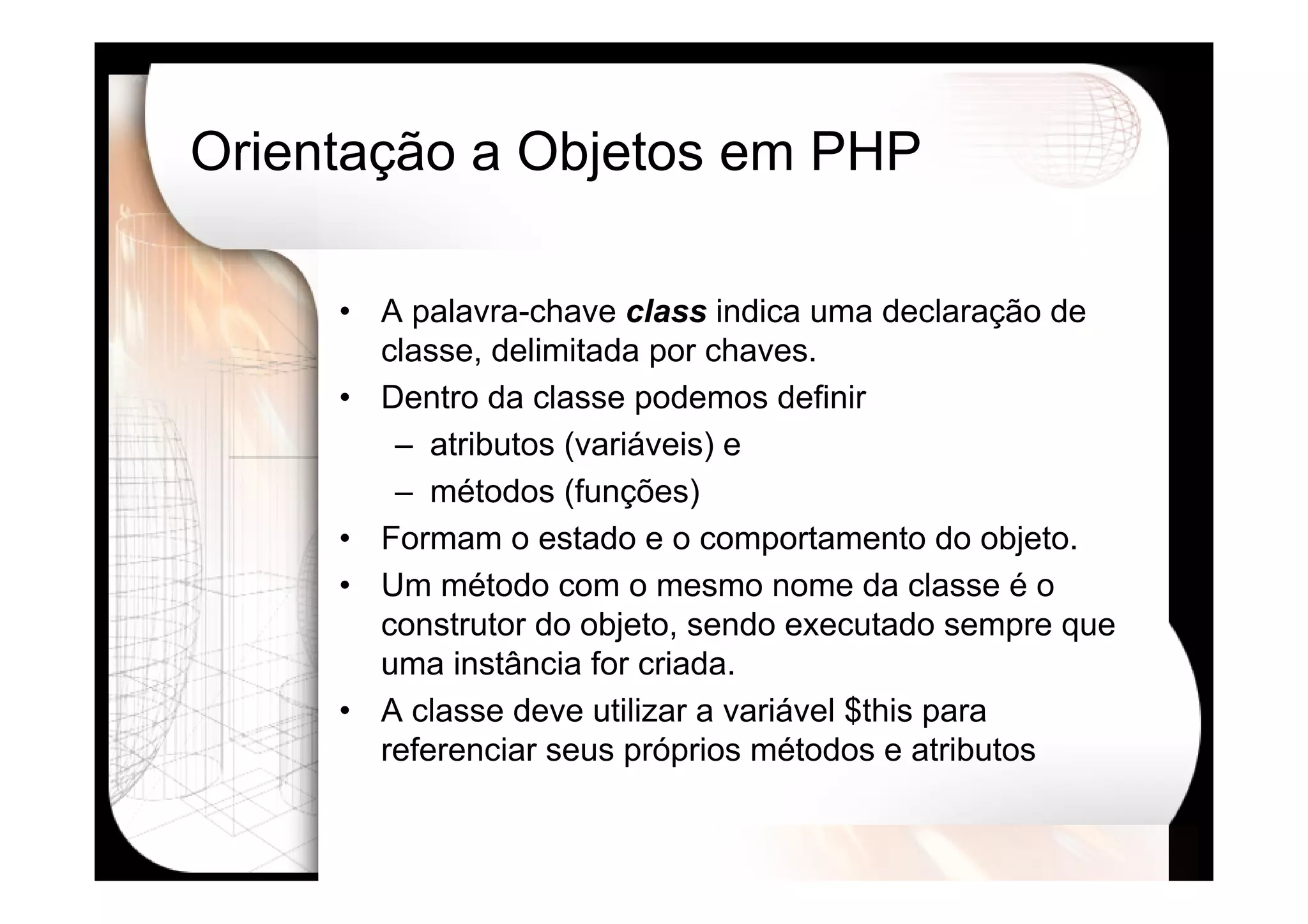 Desenvolvimento Web Avançado usando PHP