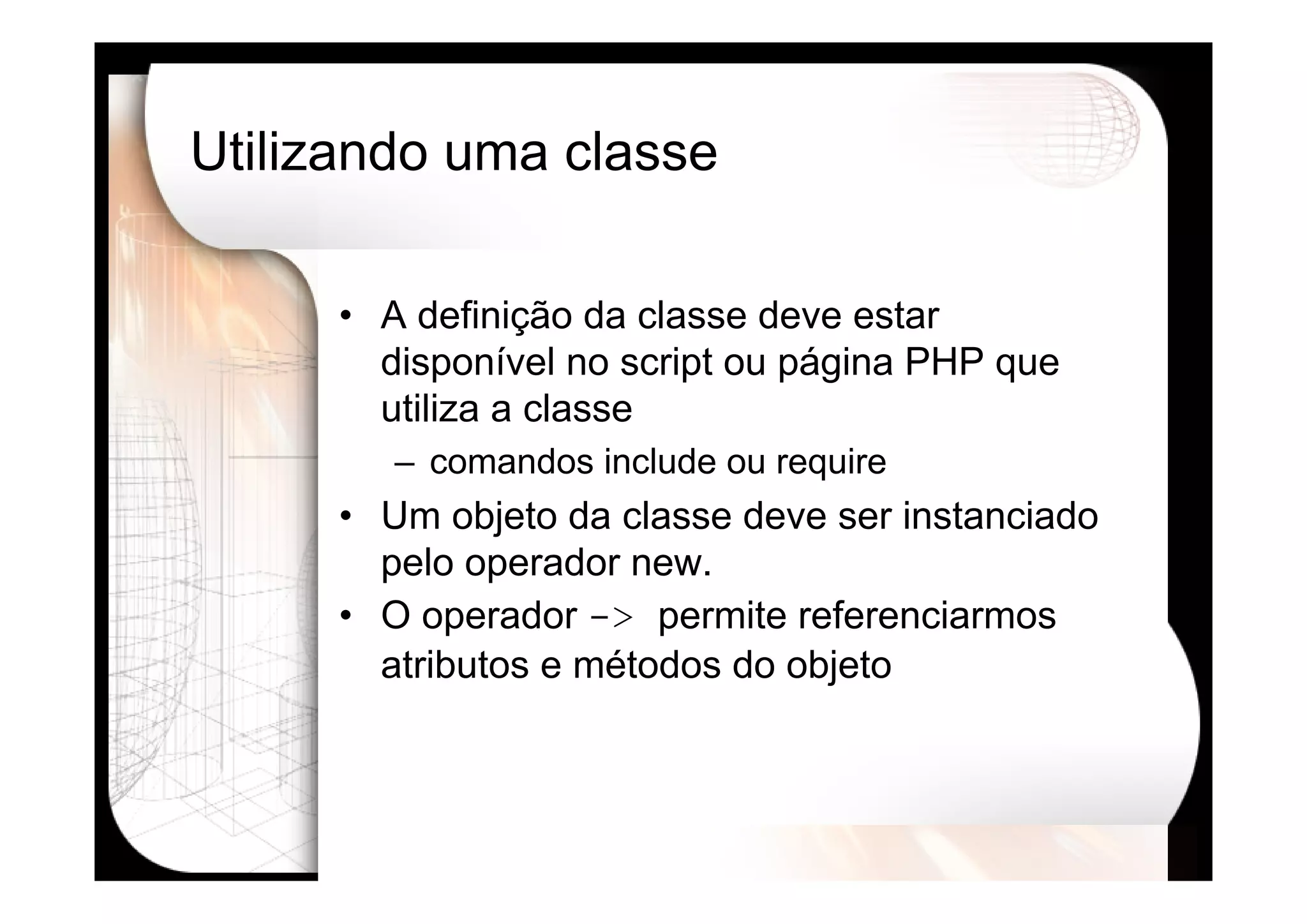 Desenvolvimento Web Avançado usando PHP