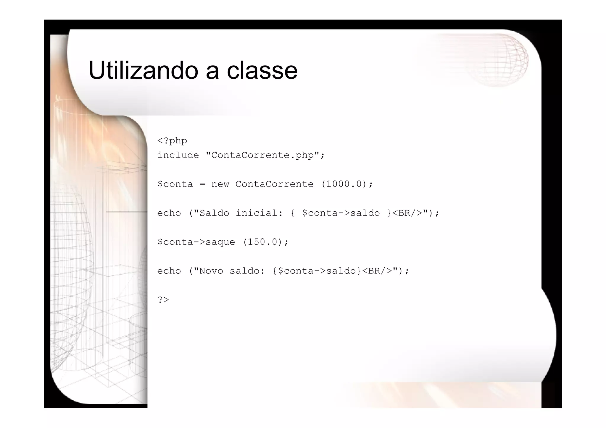 Desenvolvimento Web Avançado usando PHP
