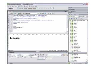 Desenvolvimento Web Avançado usando PHP