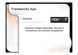 Desenvolvimento Web Avançado usando PHP