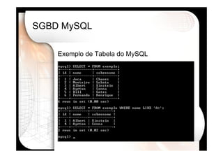 Desenvolvimento Web Avançado usando PHP