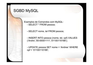 Desenvolvimento Web Avançado usando PHP
