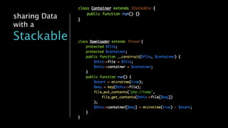 sharing Data 
with a
Stackable
 