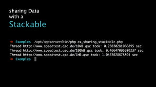 sharing Data 
with a
Stackable
 