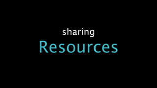 sharing
Resources
 