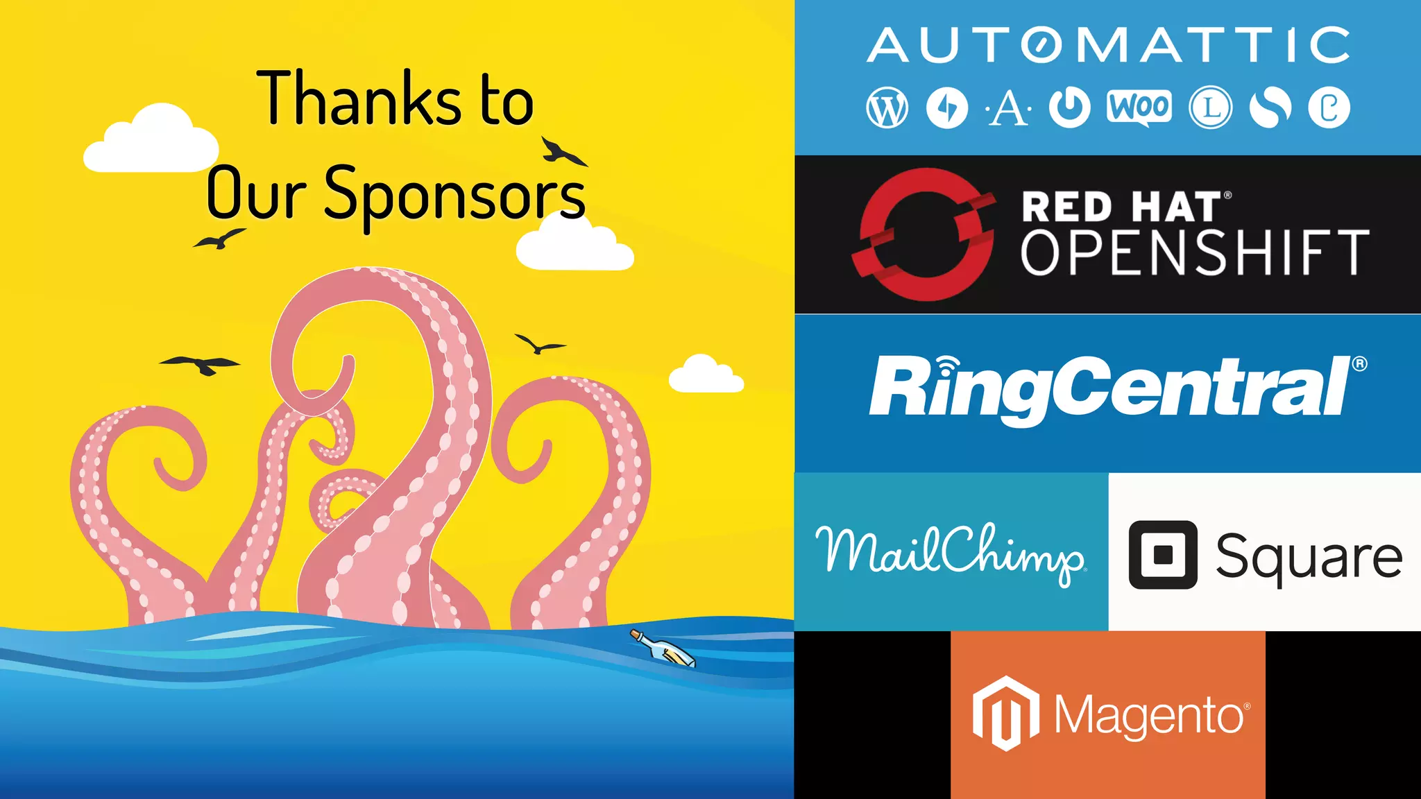 @adam_englander
Thanks to
Our Sponsors
 