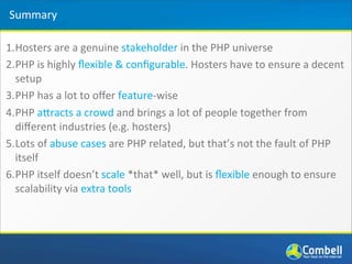 Php through the eyes of a hoster phpbnl11