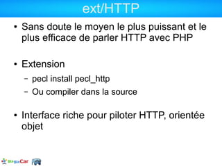 Communications Réseaux et HTTP avec PHP