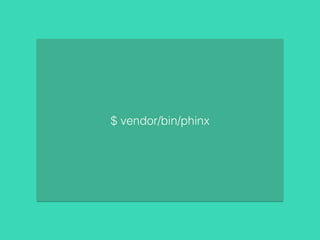 $ vendor/bin/phinx
 