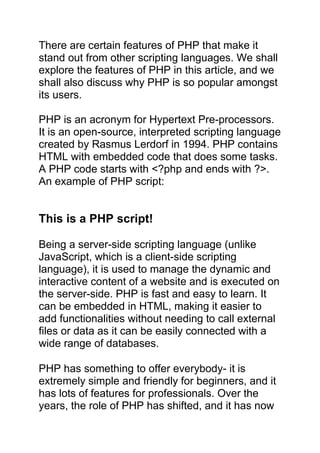 PHP Training In Chandigar1.docx