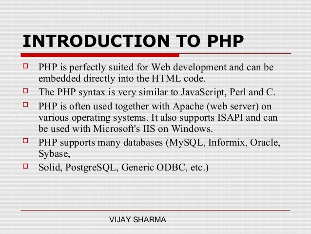 Php tutorial