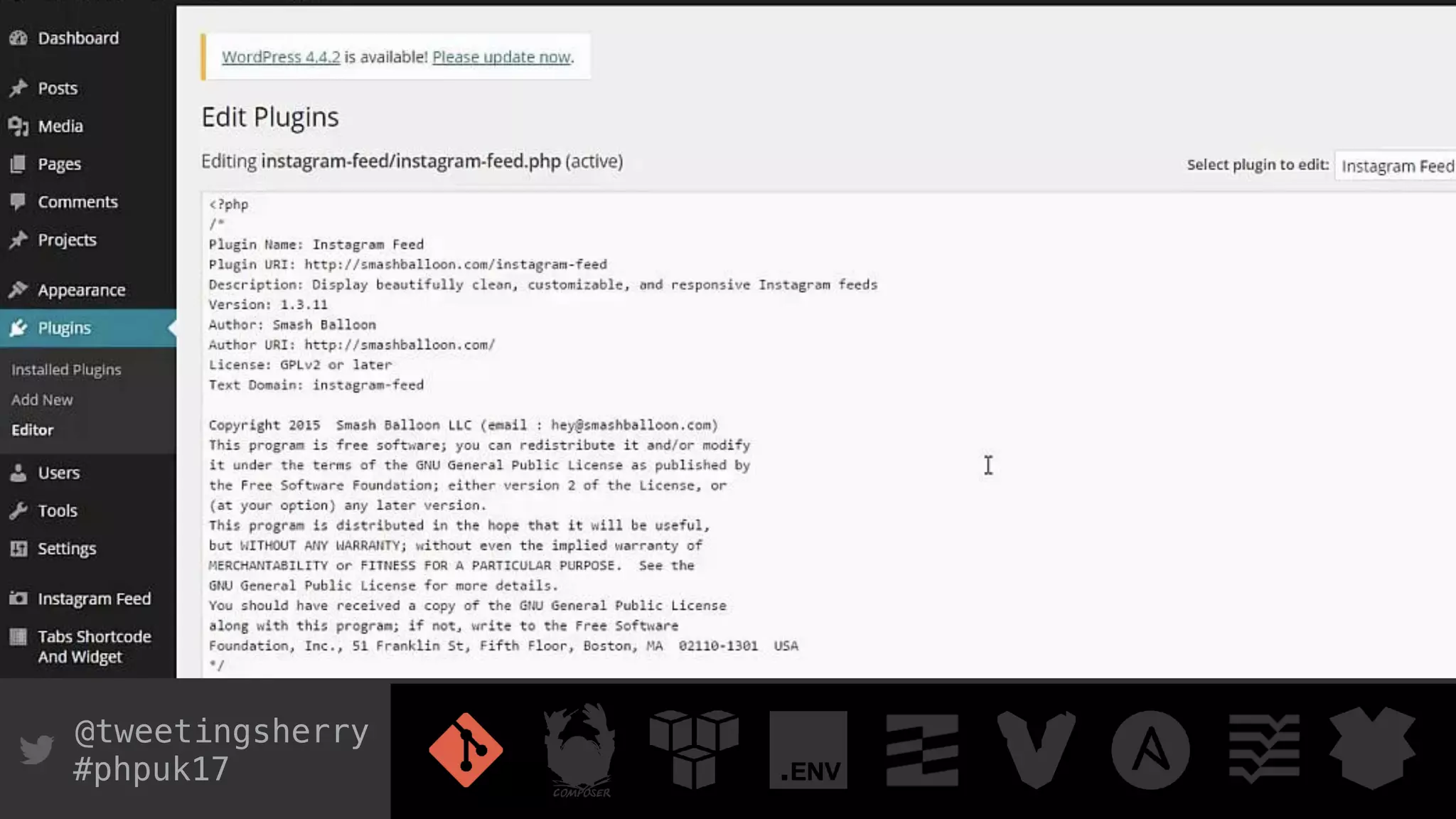 @tweetingsherry
#phpuk17
 